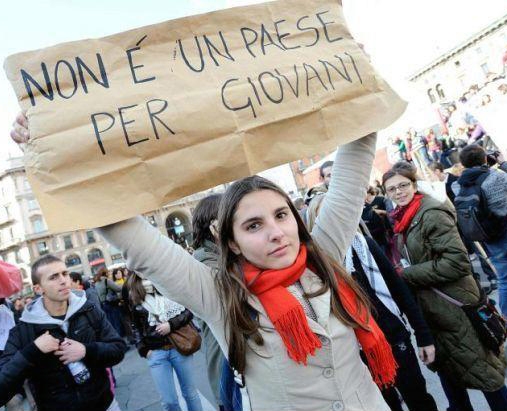 رکورد بی سابقه بیکاری جوانان در ایتالیا
