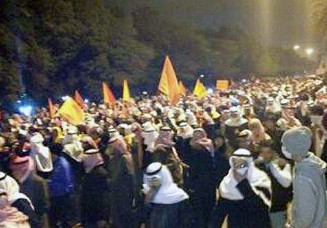 تجمع اعتراضی کویتی‌ها در همبستگی با زندانیان سیاسی