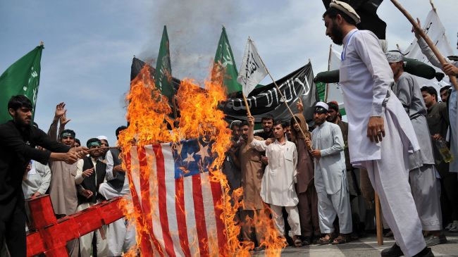تظاهرات ضد نیروهای ائتلاف به رهبری امریکا در افغانستان