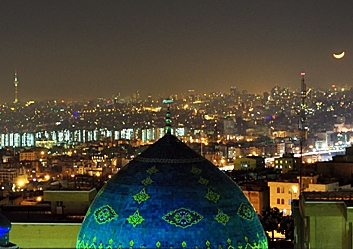 گنبد مسجد حضرت ولی‌عصر (ع) شهرک شهید محلاتی؛ تهران