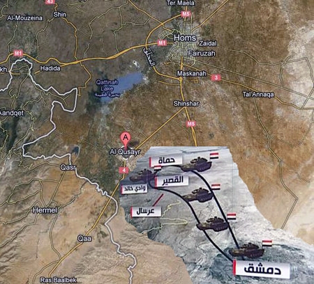 ارتش سوریه وارد شهر استراتژیک القصیر شد
