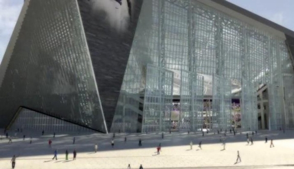 طراحی استادیوم با بزرگ‌ترین سقف شفاف جهان 