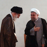 حسن روحانی به دیدار رهبر معظم انقلاب رفت