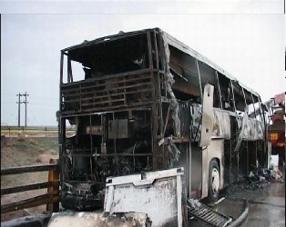 انفجار اتوبوس زائران ایرانی