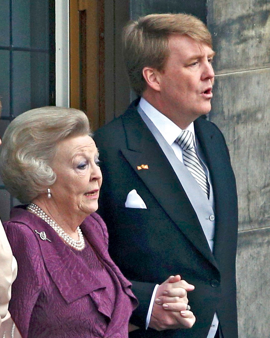 ملکه هلند بهار امسال قدرت را به پسرش واگذار کرد