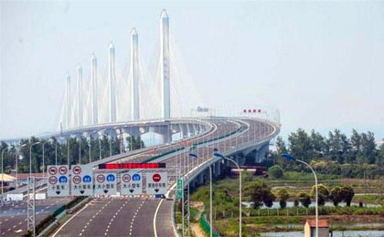 طولانی‌ترین پل کابلی دنیا در چین 