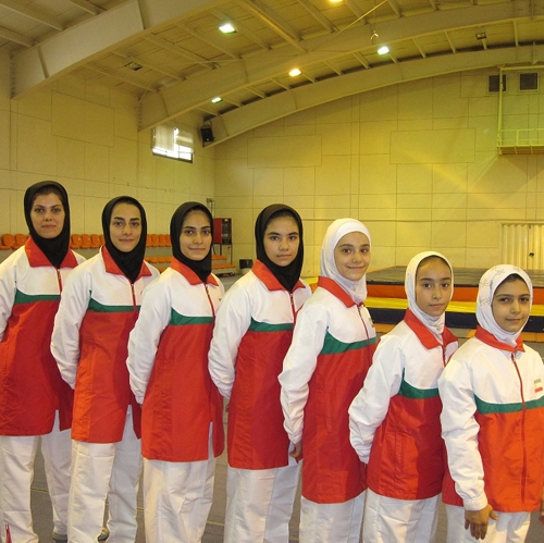 تیم ووشوی جوانان دختر ایران