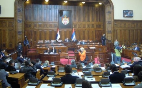 مجلس صربستان منحل شد