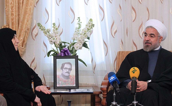 تصاویر دیدار رییس جمهوری با خانواده شهید و جانباز اهل تسنن