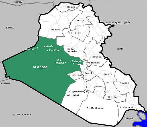 داعش در آستانه تسلط کامل بر استان الانبار عراق