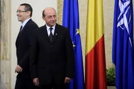 Traian Basescu+ponta