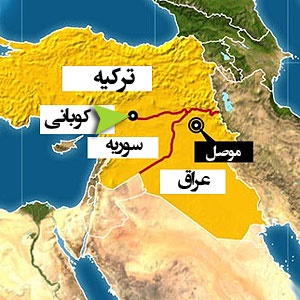 kobani map