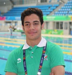 حسین کریمی نشان برنز شنای ۵۰ متر آزاد را کسب کرد