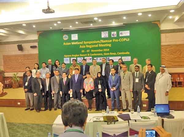 اجلاس کشورهای آسیایی عضو کنوانسیون رامسر در کامبوج برگزار شد