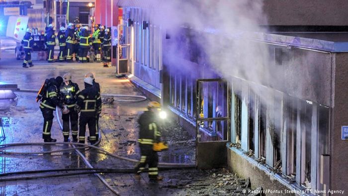 آتش‌زدن مسجدی در سوئد پنج زخمی به جای گذاشت