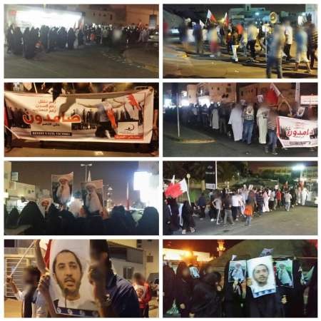  مردم بحرین در اعتراض به بازداشت شیخ علی سلمان به پا خاستند