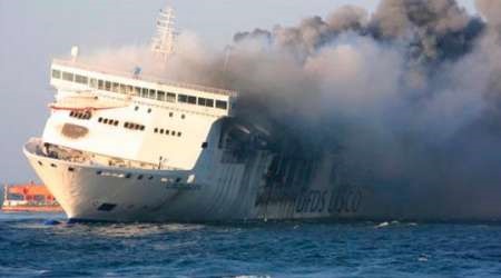 شمار مفقودشدگان در آتش سوزی کشتی ایتالیایی به ۱۷۹ نفر رسید