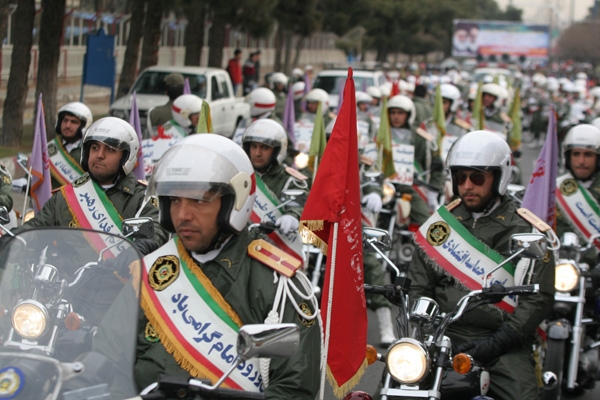 گزارش تصوری رژه هزار موتورسوار از مهرآباد تا حرم مطهر امام