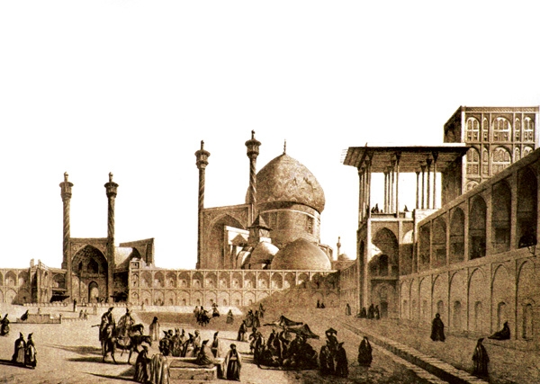  تصویر برگرفته از سفرنامه اوژن‌فلاندن فرانسوی است که در سال ۱۸۳۹ به ایران سفر کرده است. 