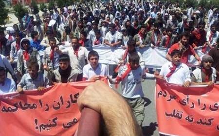 هواداران عبدالله عبدالله در کابل تظاهرات برپا کردند