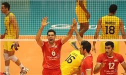 والیبال ایران - برزیل