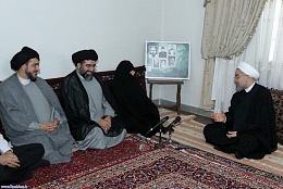 رییس جمهوری در دیدار با خانواده شهید اندرزگو: