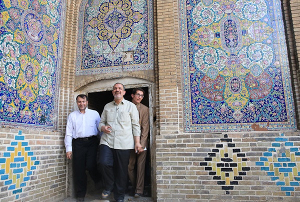 بازدید رئیس شورای شهر از مساجد تاریخی بازار تهران