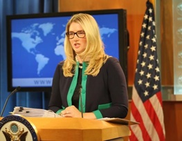 ماری هاف سخنگوی وزارت خارجه آمریکا