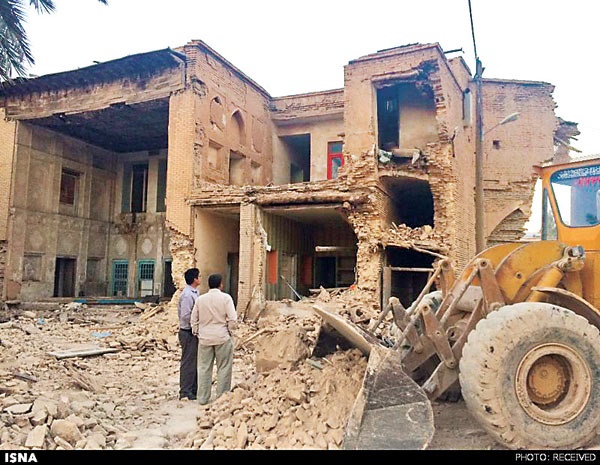 تخریب شبانه بافت تاریخی شیراز  به ضرب چماق