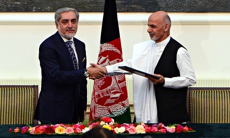  توافقنامه تشکیل دولت وحدت ملی افغانستان امضا شد