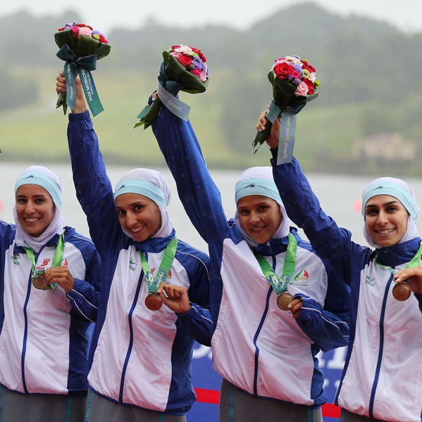 تیم روئینگ چهار نفره دختران صاحب مدال برنز شد