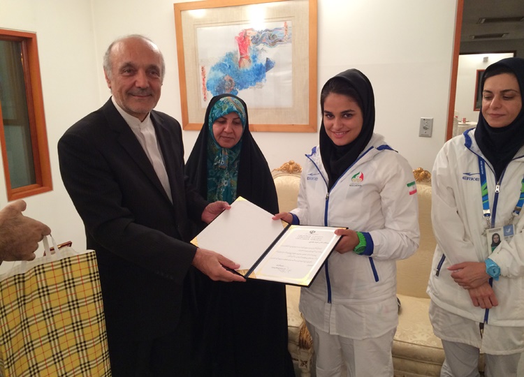 تقدیر سفیر ایران در کره‌جنوبی از مدال آوران بازی‌های آسیایی