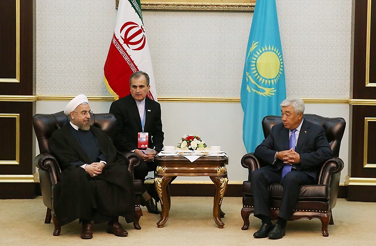 دکتر حسن روحانی رییس جمهوری در قزاقستان 