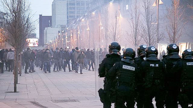  درگیری پلیس و معترضان در پایتخت کوزوو