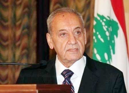 نبیه بری رییس پارلمان لبنان 