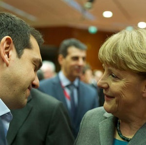 Tsipras - Merkel 