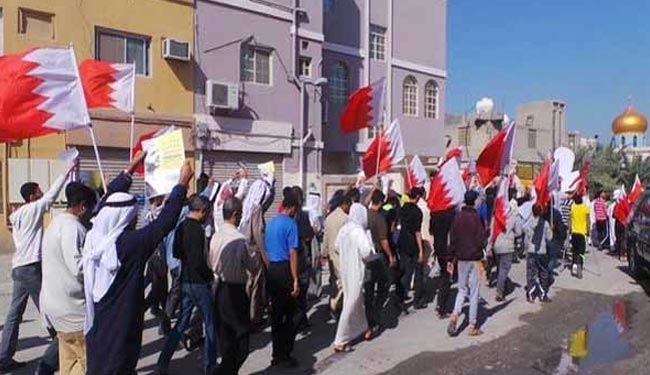تظاهرات بحرینی ها علیه دیکتاتوری آل خلیفه 