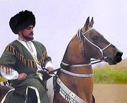 مرد و اسب ترکمن‌های ایران
