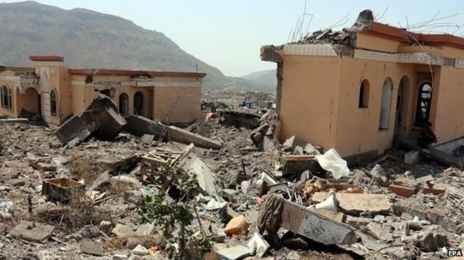 ازسرگیری حملات متجاوزان سعودی به یمن