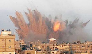 انفجار غزه