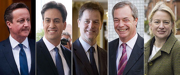 انتخابات ۲۰۱۵ بریتانیا؛ رهبران و چهره‌های اصلی