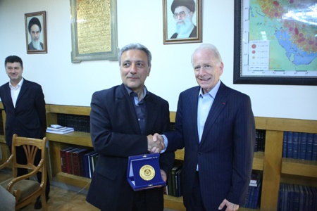 دیدار رئیس دانشگاه تهران با یک هیات دانشگاهی آمریکا