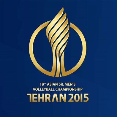   ۲۰۱۵ Asian Volleyball Logo