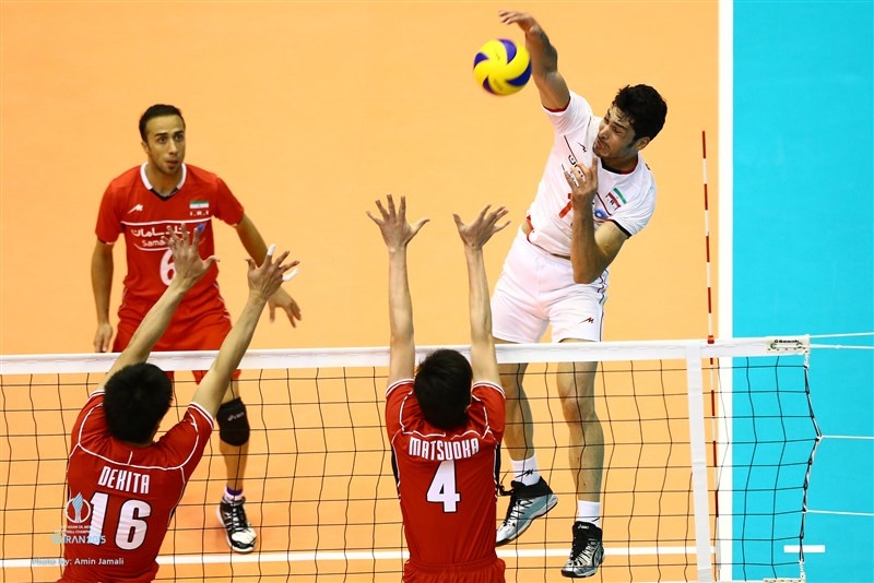 مسابقات والیبال ایران و ژاپن