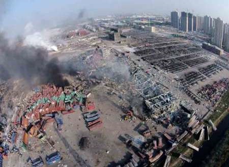  ضربات مهلک انفجار بر پیکره اقتصاد تیانجین چین