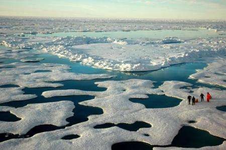 تغییر وضعیت آب و هوا و افزایش انتشار گاز متان با ذوب یخ‌های قطب شمال 
