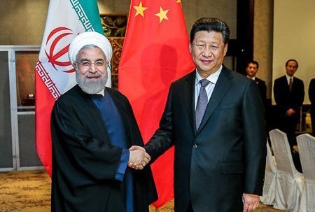روحانی و رئیس جمهوری چین