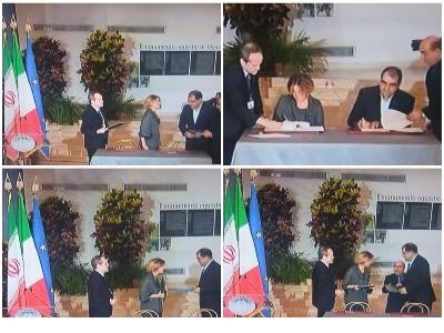 امضای تفاهم نامه ایران و ایتالیا