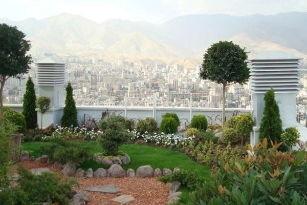 توسعه بام‌های سبز راه‌حل آلودگی هوای تهران 