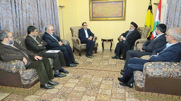 دیدار وزیر بهداشت ایران با سید حسن نصرالله در بیروت